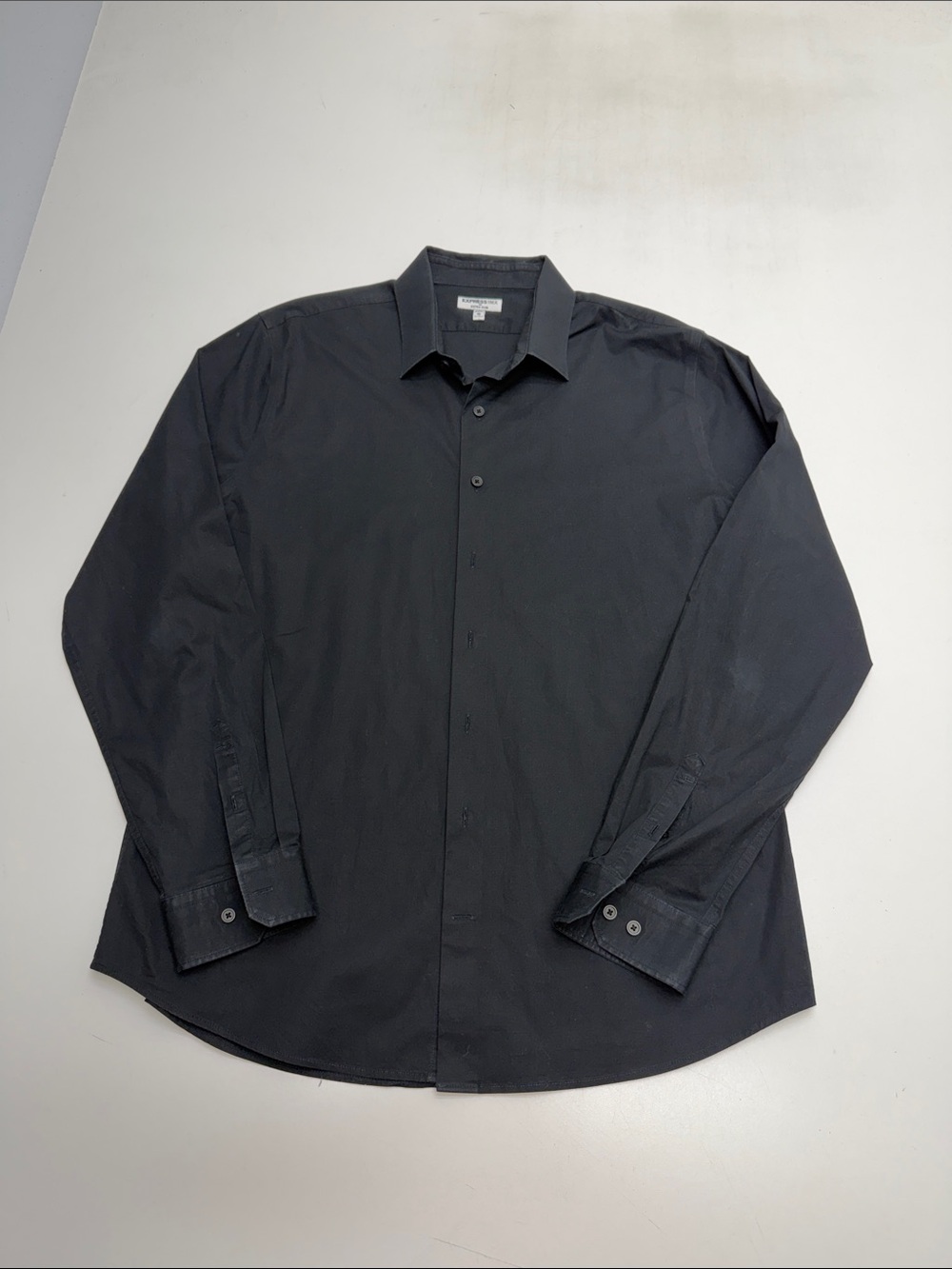 EXPRESS Men’s XL (17-17.5) Extra Slim Black Dress Shirt